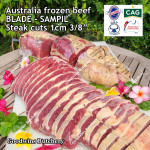 Beef BLADE Australia frozen daging sapi sampil rendang/dendeng whole cuts brand WMPG 4-5 kg/pc (price/kg)